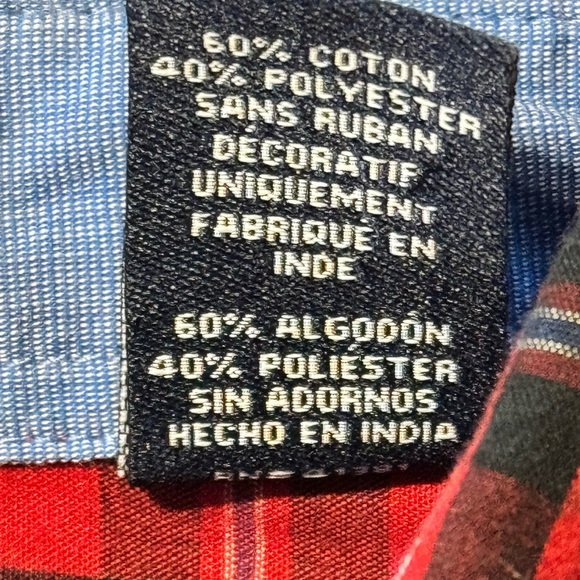 Men’s Chaps 3XB plaid Easy Care shirt. - Picture 6 of 6